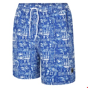 Espionage Hawaiian Print Swim Short